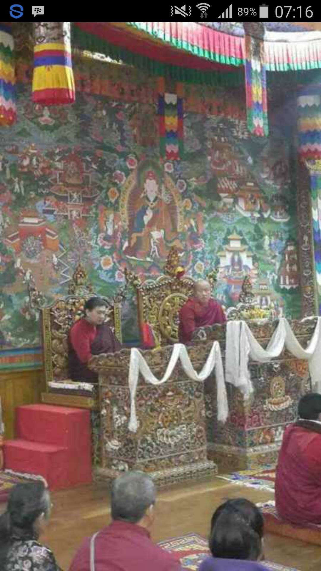 Dzongsar Khyentse Rinpoche &amp; Dudjom Rinpoche at Rinchen Terdzo Btuna 2016