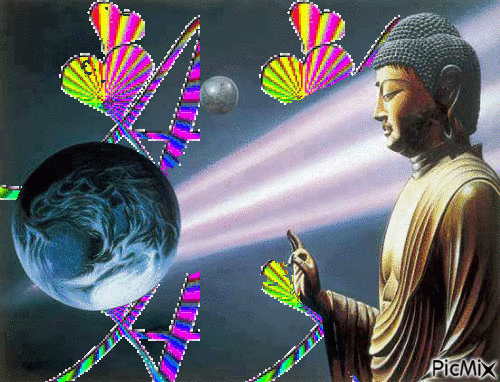 Buddha Blessing planet